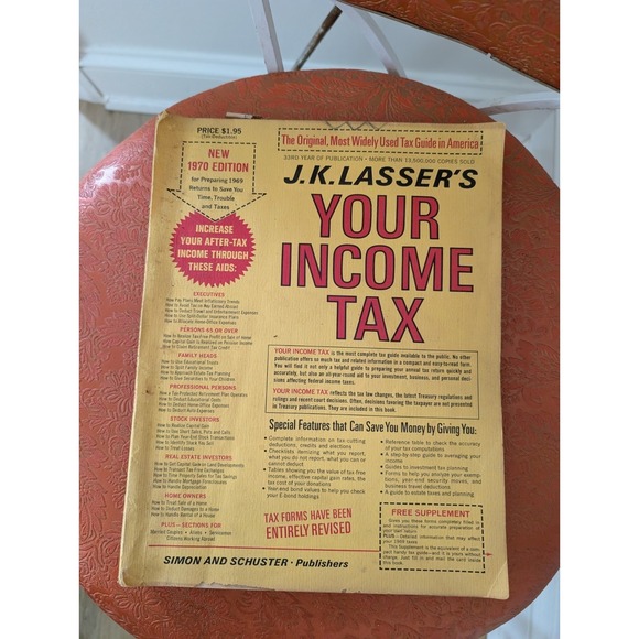 Other - J.K. Lasser's Your Income Tax Guide Book 1970 Edition